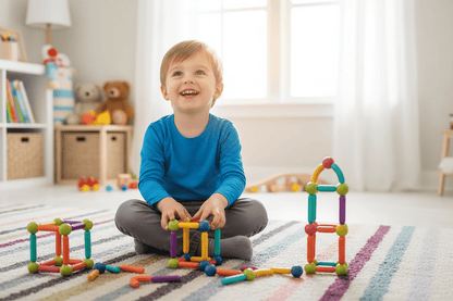 Magnetic Building Sticks Toy Set for Kids