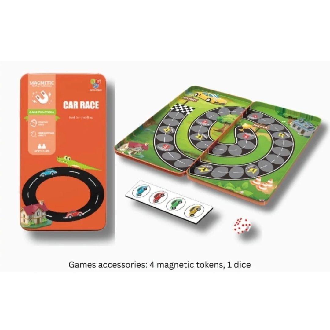 Magnetic Car Race Game - Red