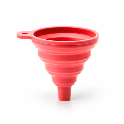 Medium Collapsible Silicone Funnel Set – Foldable Kitchen Funnels for Cooking, Baking, Pouring & Food Preparation