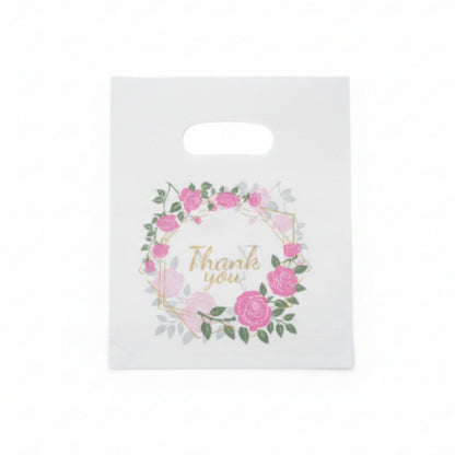 Medium Printed Plastic Bags 100pc 20x25cm