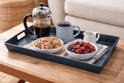 Melamine Large Blue Melamine Tray 39x28cm