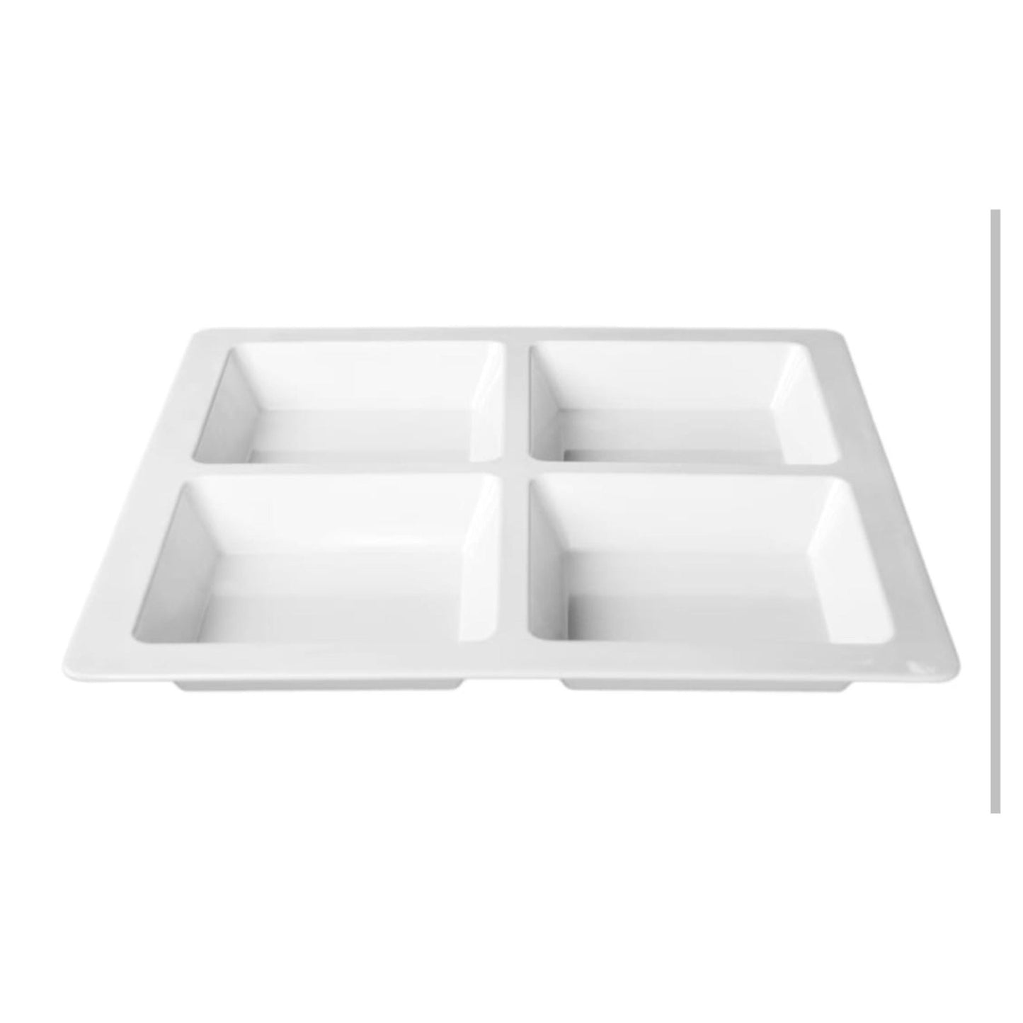 Melamine Square Divided Platter