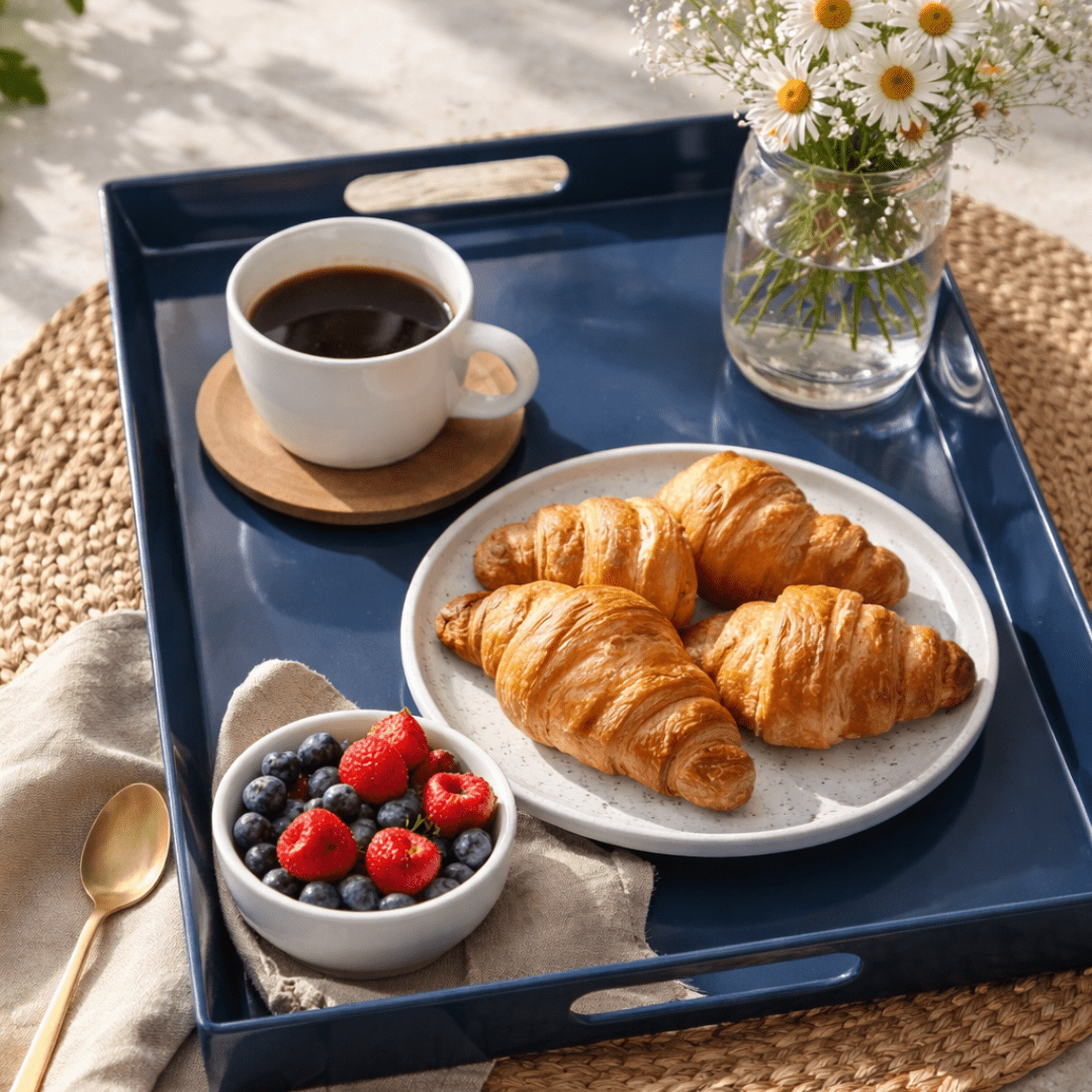 Melamine XL Blue Tray 50x34x4cm