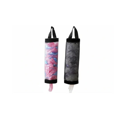 Mesh plastic bag holder