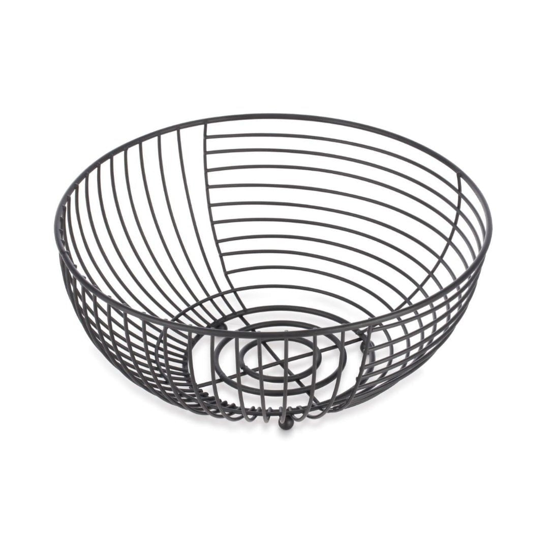 Metal Round Fruit Basket 28x22cm