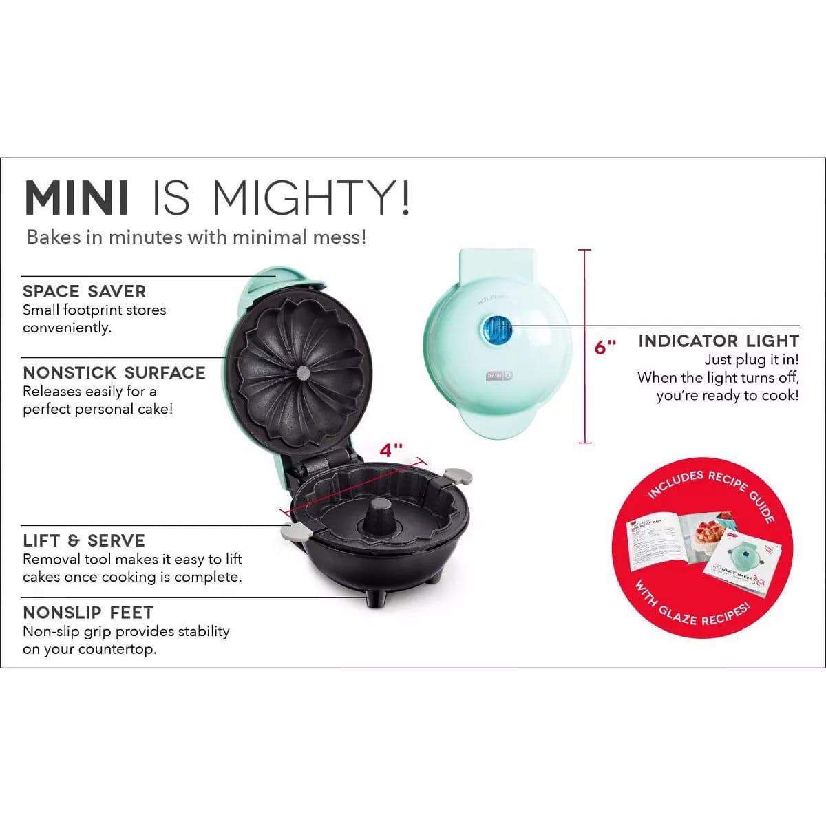Mini Bundt Cake Maker Information
