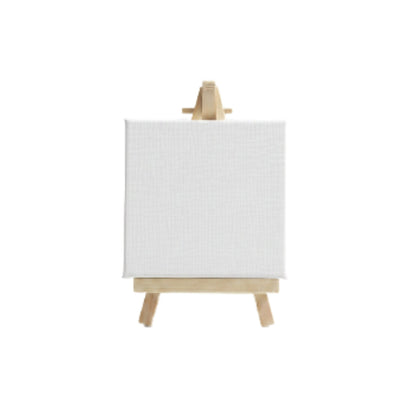 Mini Canvas & Paint Set - DIY Painting Kit with Easel