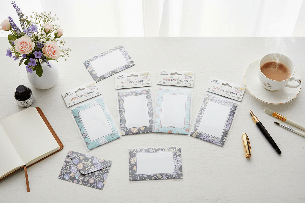 Mini Envelopes with Frame 11x7.5cm - 10 Pack