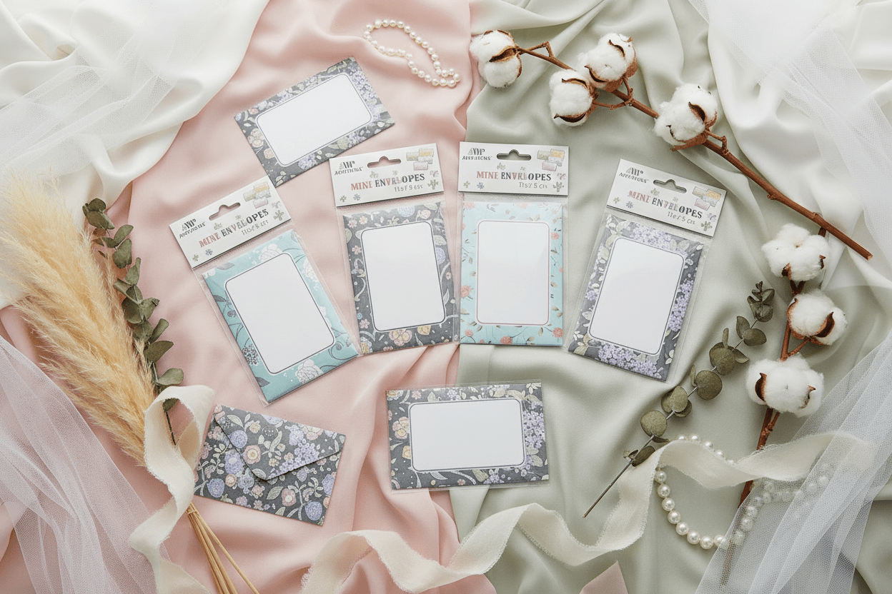 Mini Envelopes with Frame 11x7.5cm - 10 Pack
