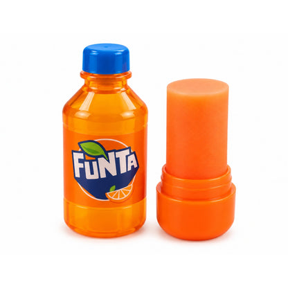 Mini Funta Eraser – Scented Novelty Stationery Eraser – Orange Soda Can Design