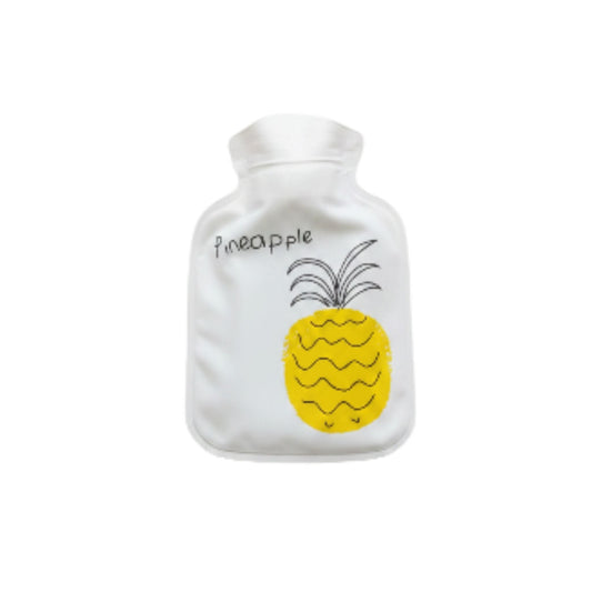 Mini Hot Water Bottle 17X11cm - Pineapple