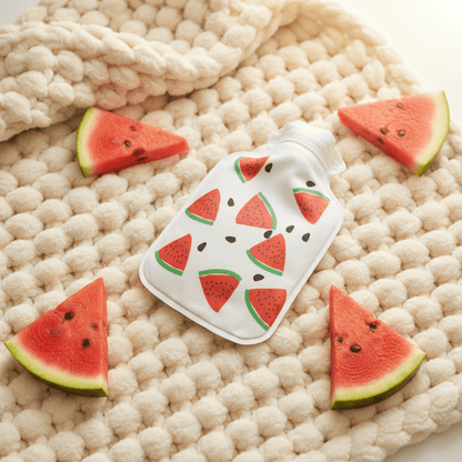 Mini Hot Water Bottle 17X11cm - Watermelon