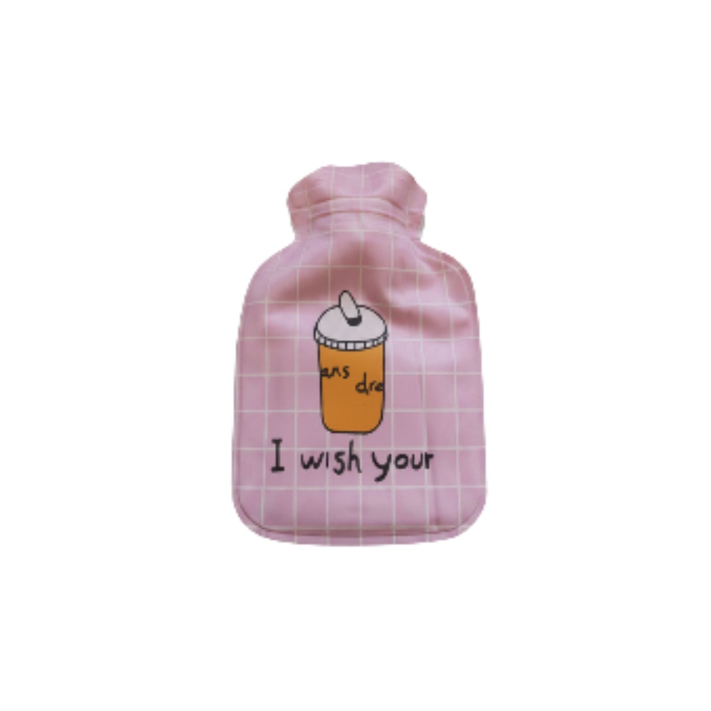 Mini Hot Water Bottle 17X11cm - Wish
