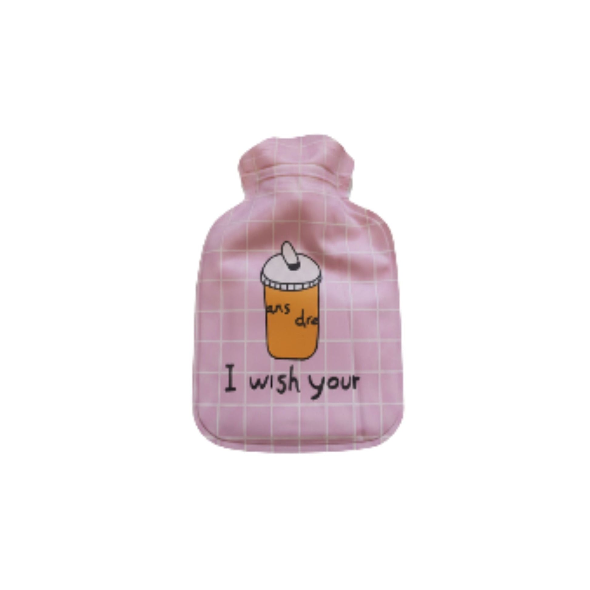 Mini Hot Water Bottle 17X11cm - Wish