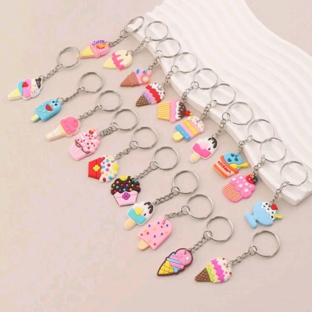 Mini Ice Cream Keyring