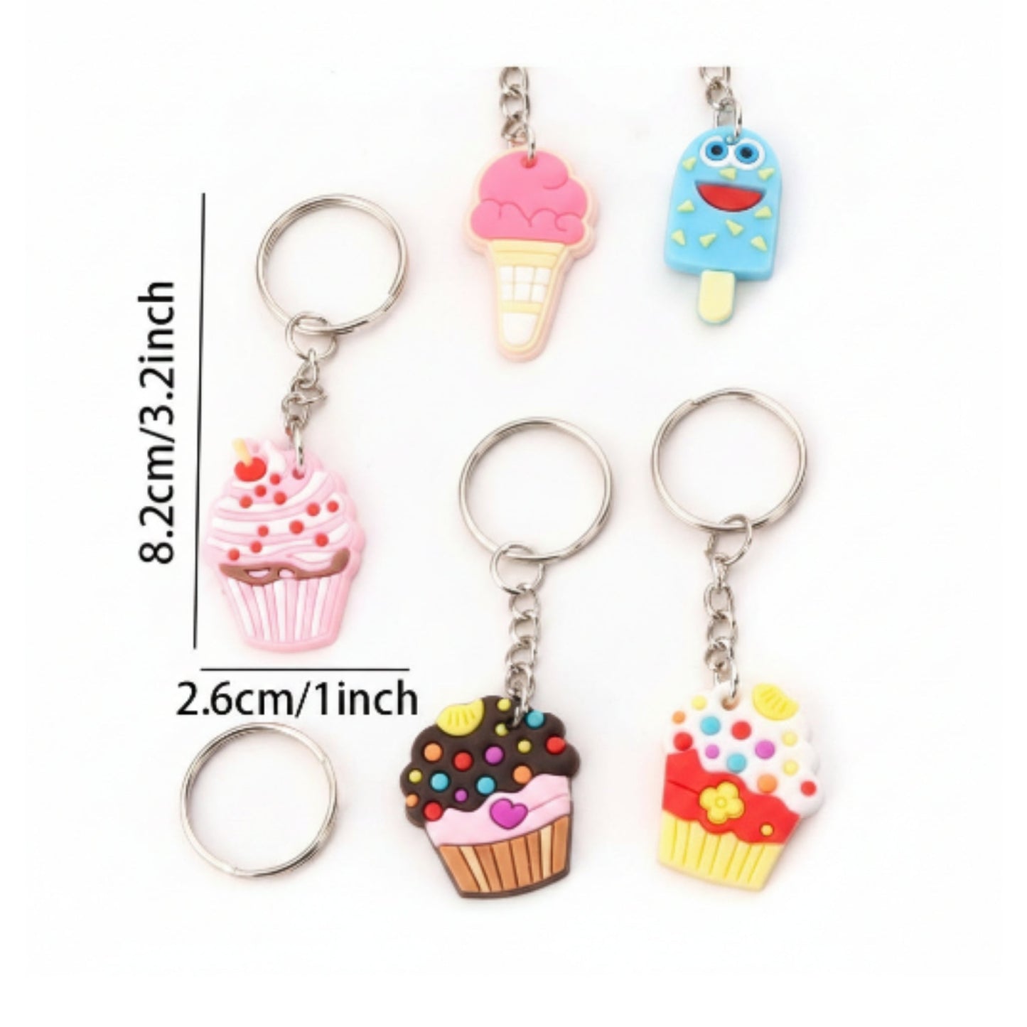 Mini Ice Cream Keyring
