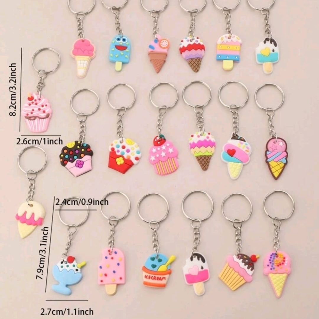 Mini Ice Cream Keyring