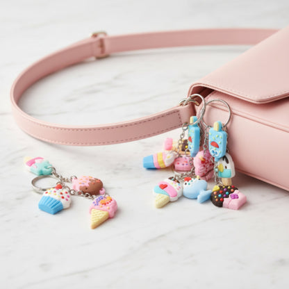 Mini Ice Cream Keyring