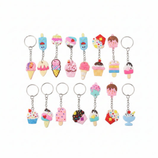 Mini Ice Cream Keyring