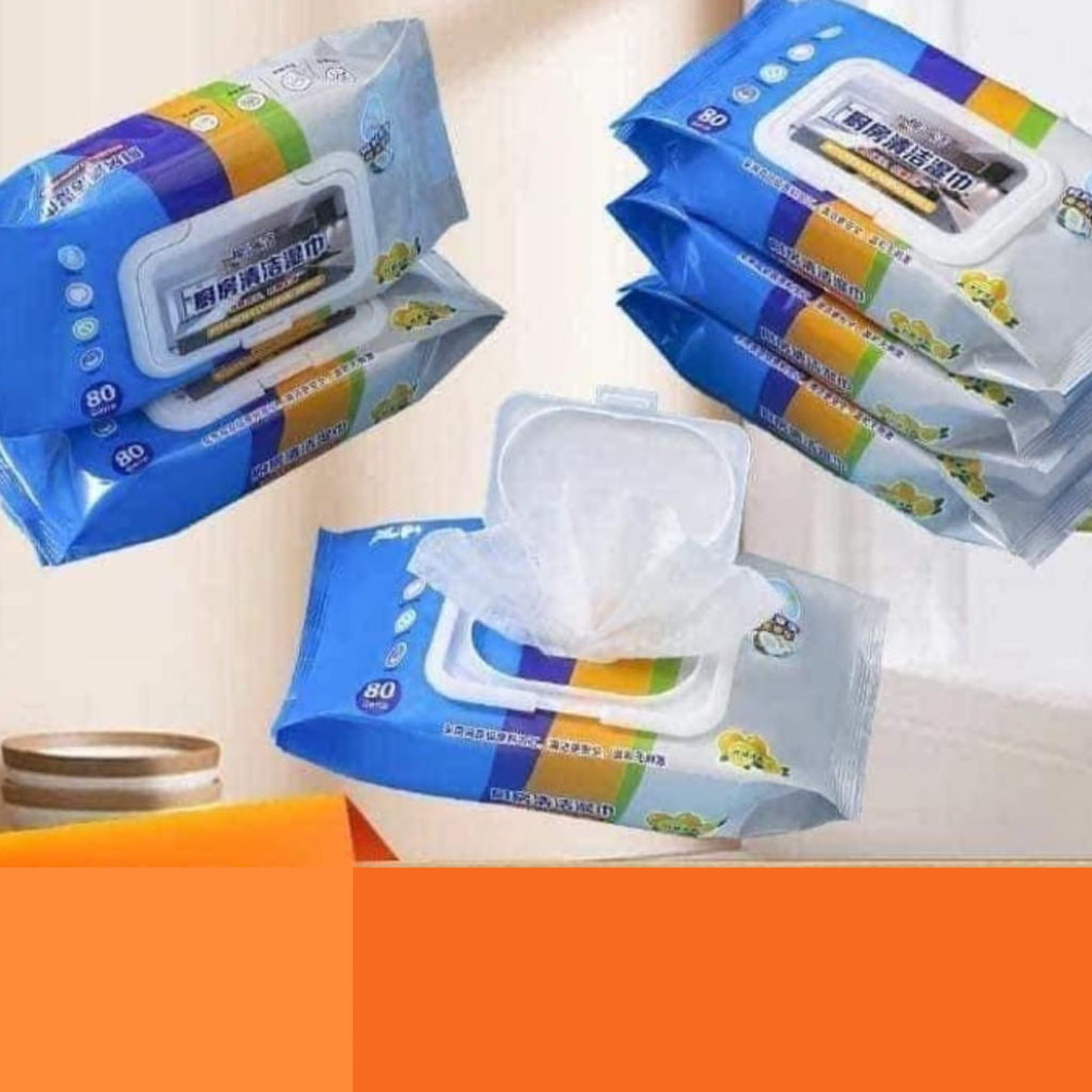 Mini Kitchen Wipes - 80pc