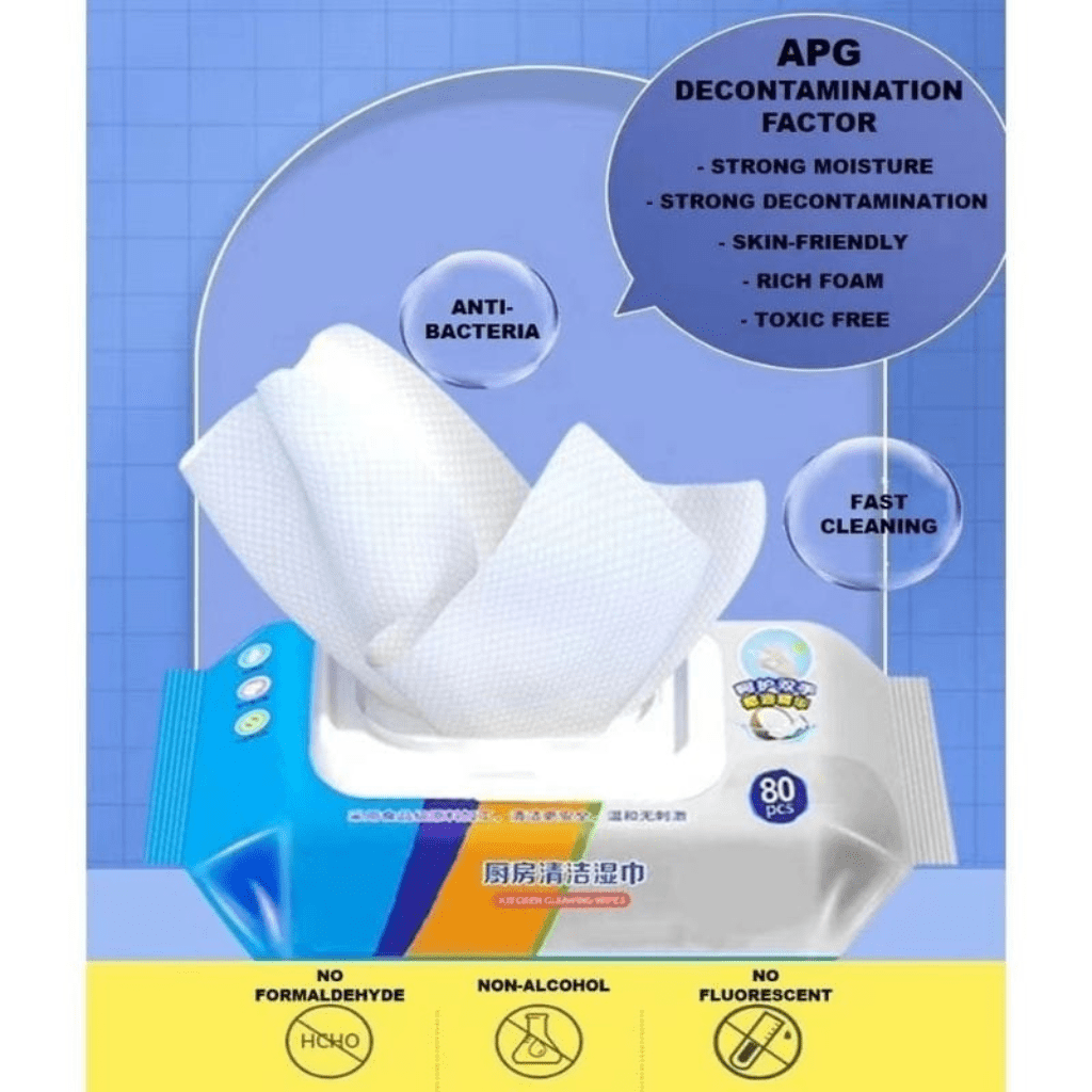 Mini Kitchen Wipes - 80pc