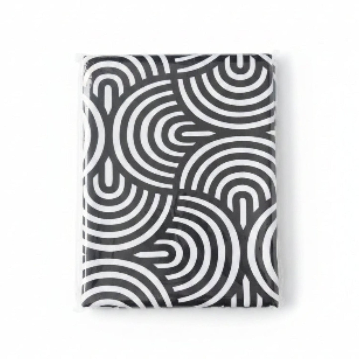 Mini Matt Table Cloth 2.5M Black Swirl