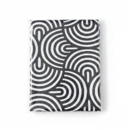 Mini Matt Table Cloth 2.5M Black Swirl