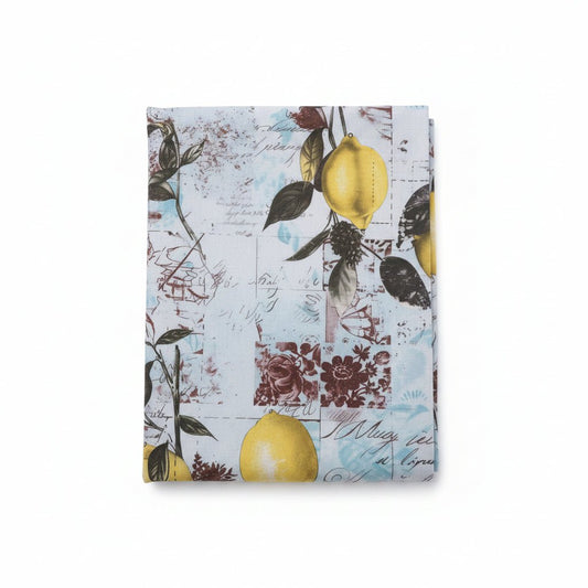 Mini Matt Table Cloth 2.5M Lemon Abstract