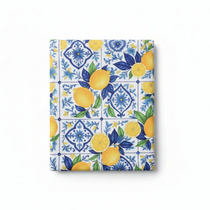 Mini Matt Table Cloth 2.5M Lemon Moroccan Blocks