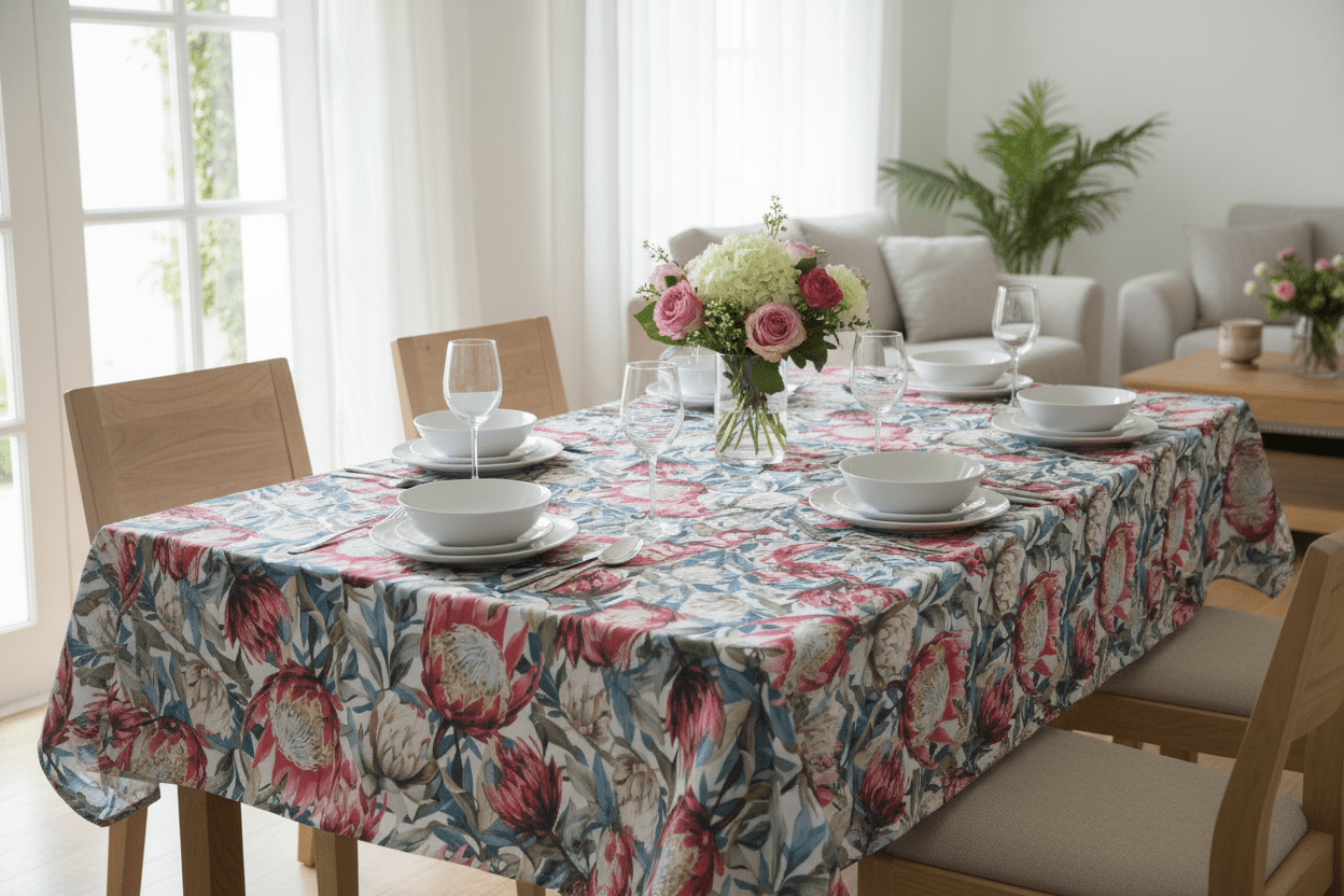 Mini Matt Table Cloth 2.5M Protea