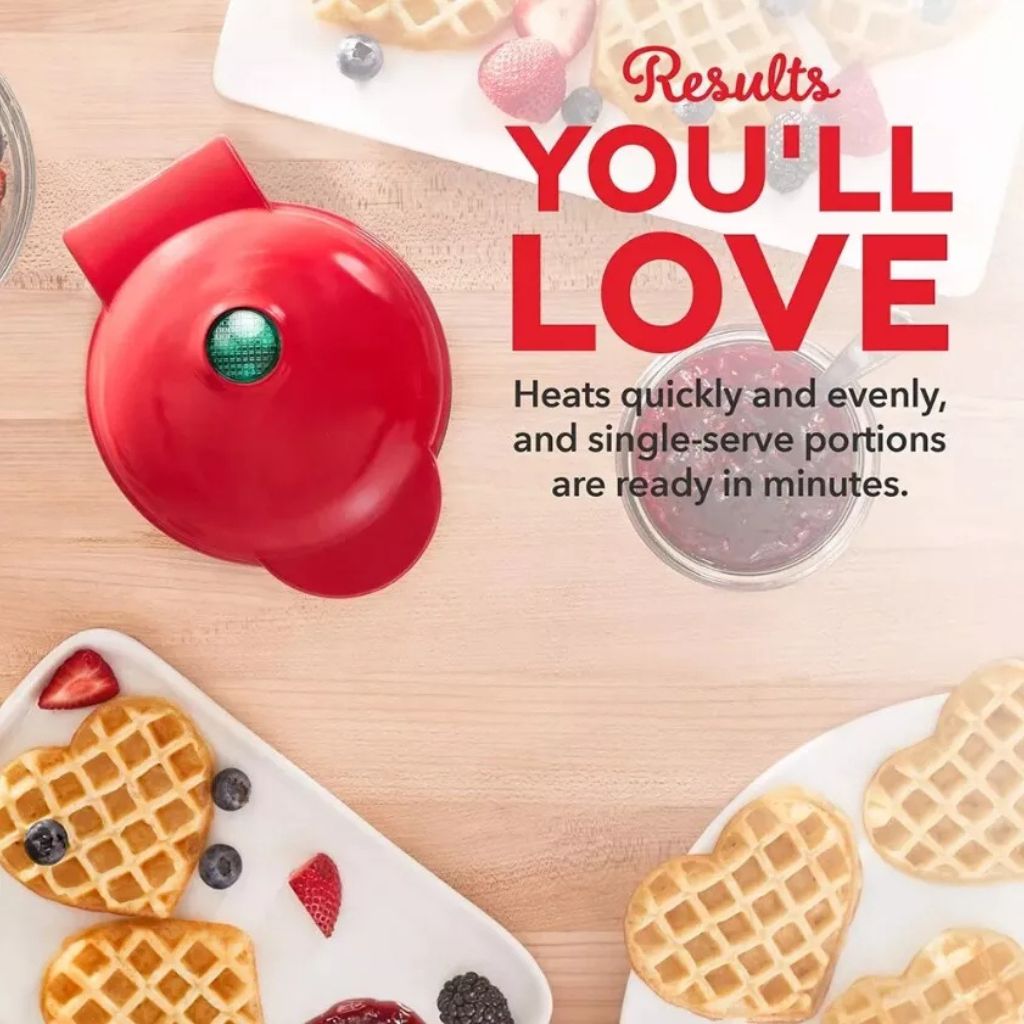 Mini Waffle Maker – Compact Non-Stick Waffle Machine