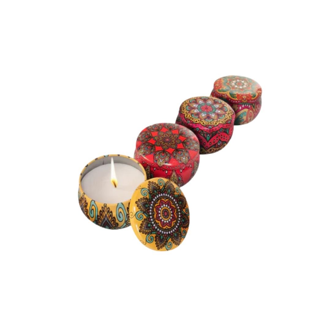 Moroccan Printed Candles