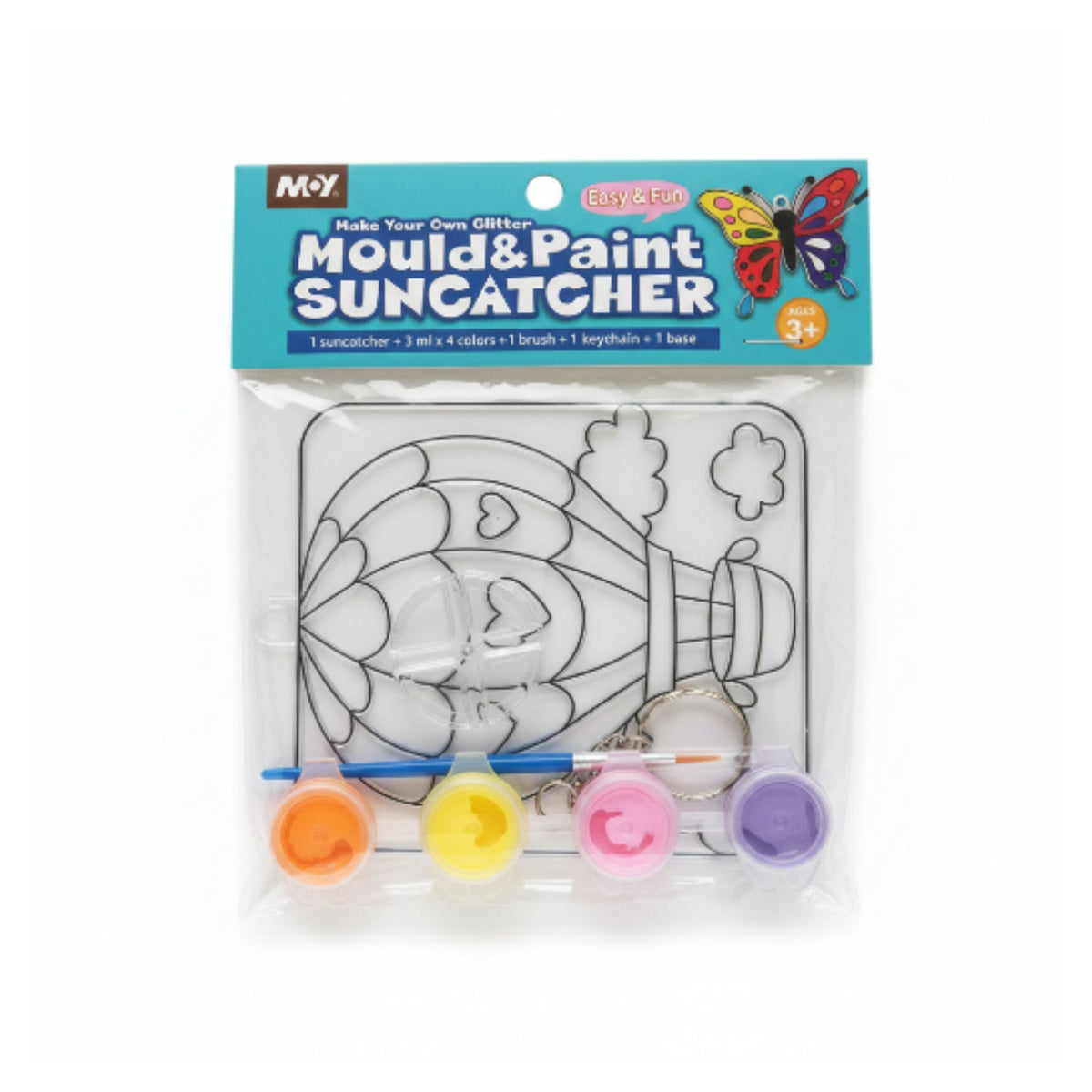 Mould And Paint Suncatcher- Hot Air Balloon
