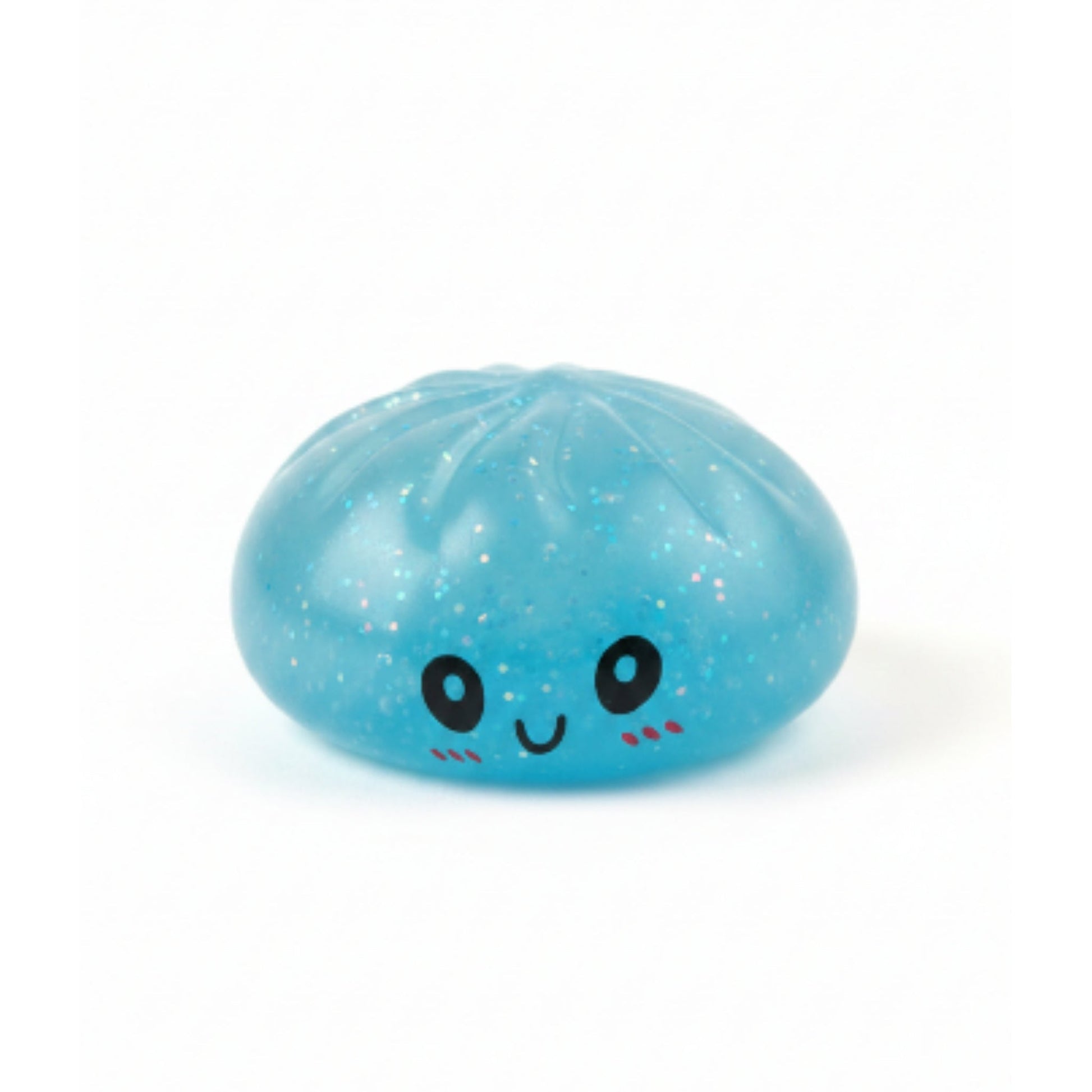 Mystery Colour Glitter Dumpling Squishy Sensory Fidget Toy with Basket