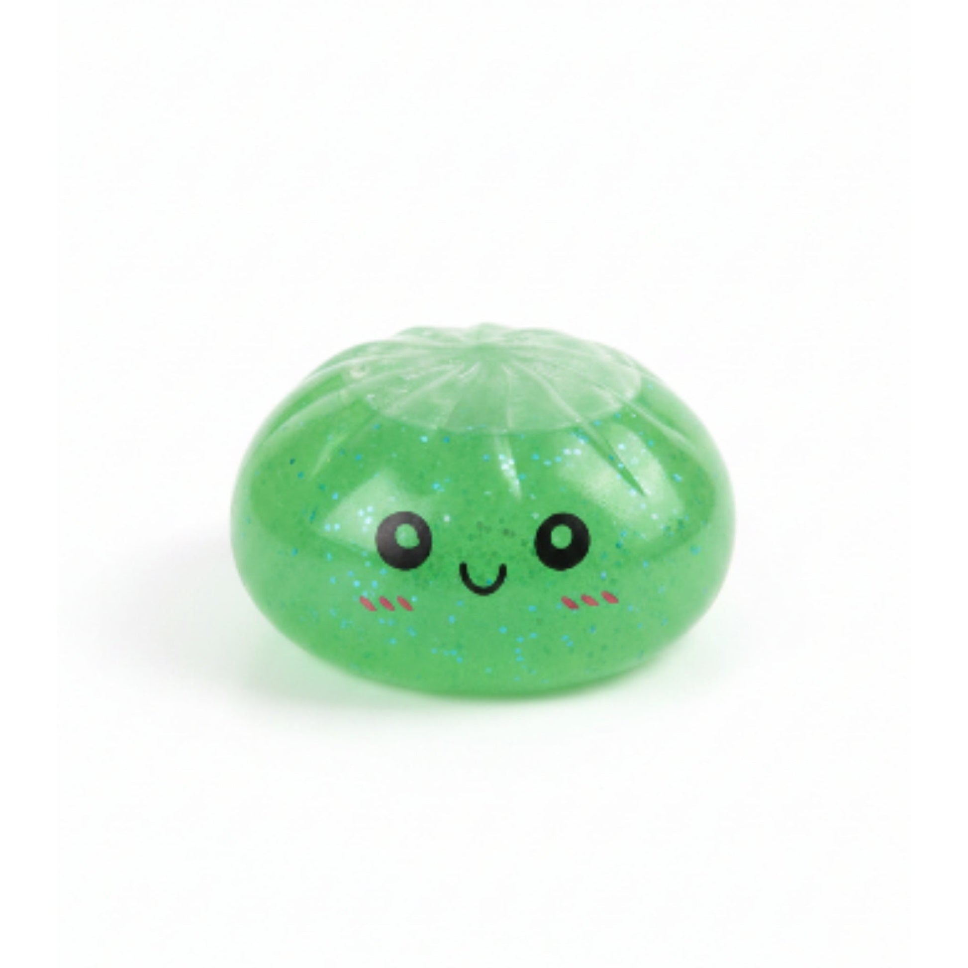 Mystery Colour Glitter Dumpling Squishy Sensory Fidget Toy with Basket