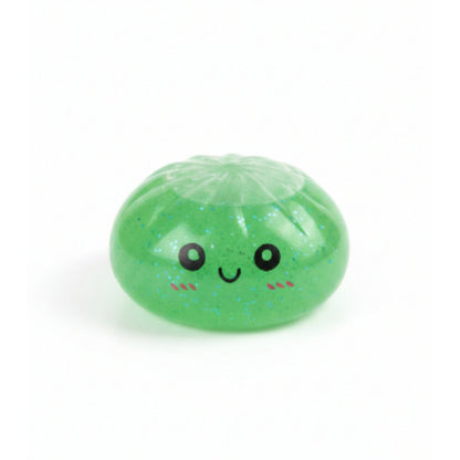 Mystery Colour Glitter Dumpling Squishy Sensory Fidget Toy with Basket