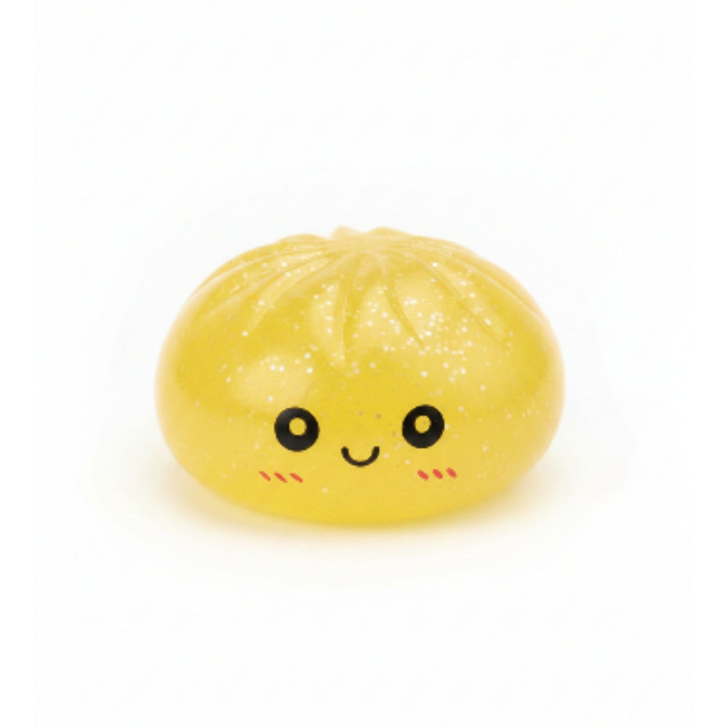 Mystery Colour Glitter Dumpling Squishy Sensory Fidget Toy with Basket