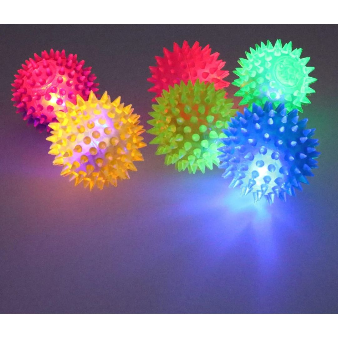 Neon Spiky Led Bouncy Ball
