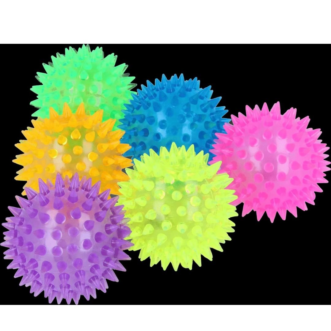 Neon Spiky Led Bouncy Ball