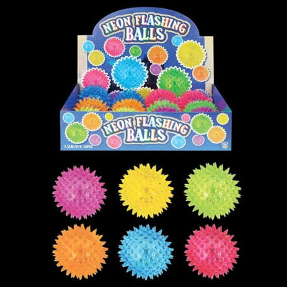 Neon Spiky Led Bouncy Ball