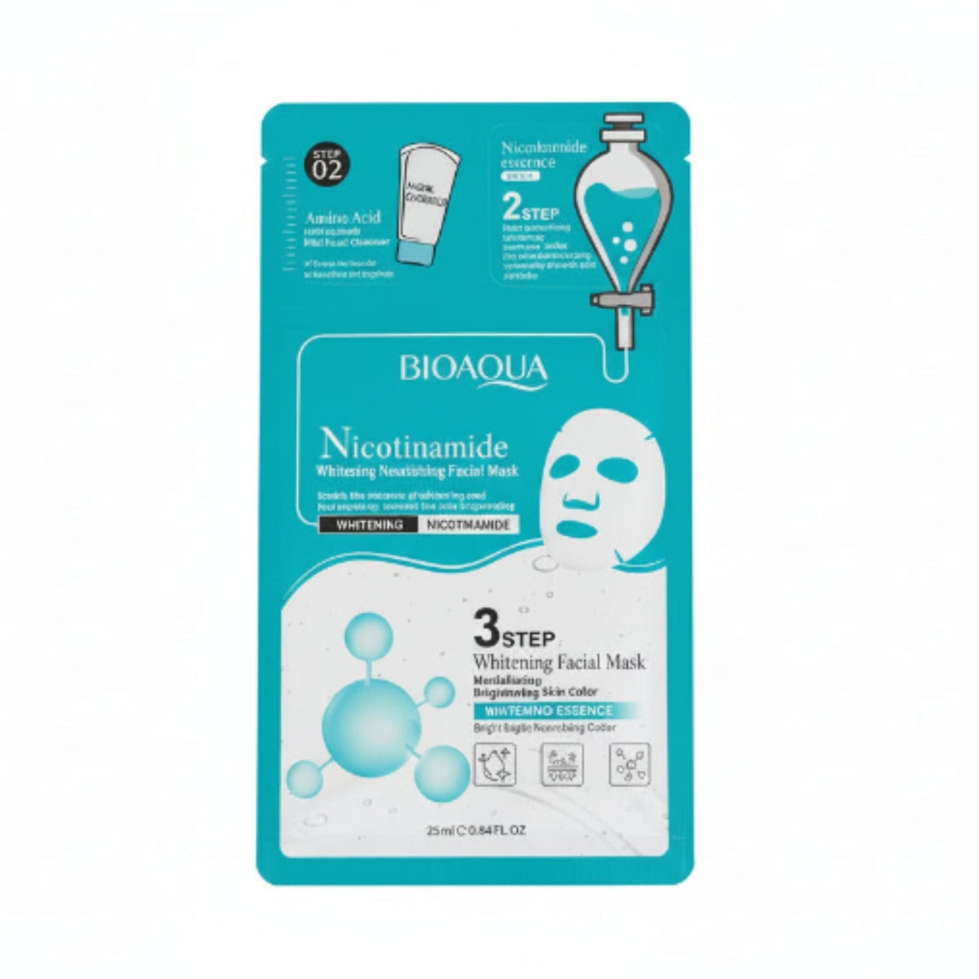 Nicotinamide 3 Step Whitening Facial Mask
