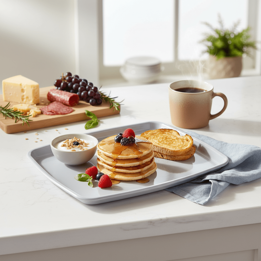 Non Stick Cookie Sheet Large - Light Grey 45.5x33x2.5cm
