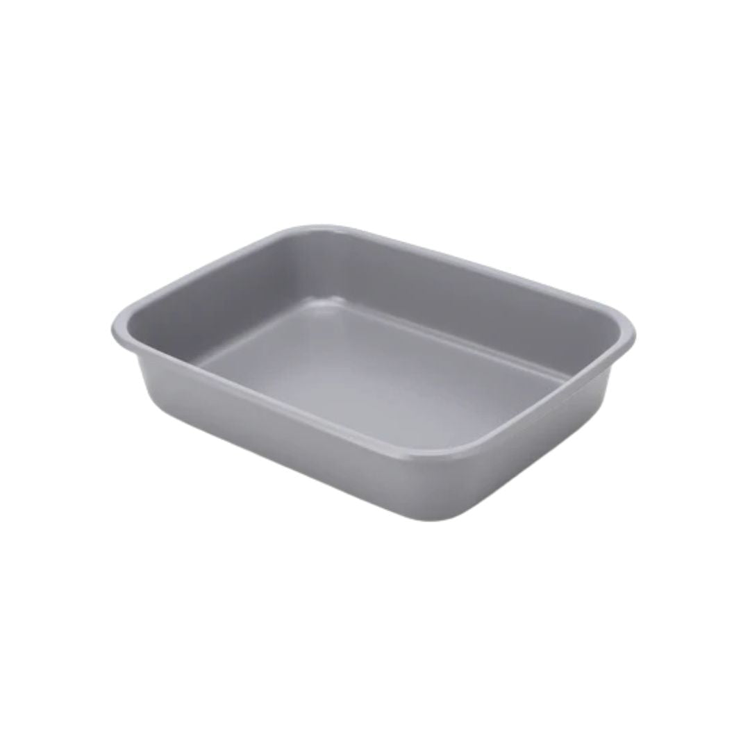 Non Stick Roaster Pan - Light Grey 37x26.5x5.5cm