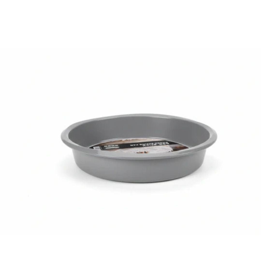 Non Stick Round Baking Pan - Light Grey 25.5x5cm