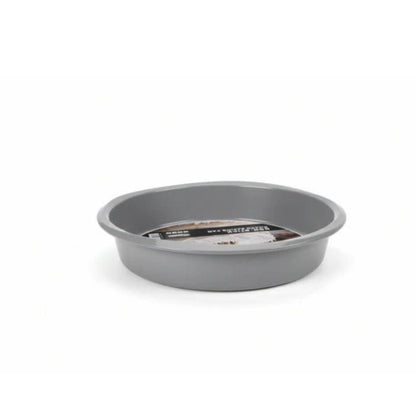 Non Stick Round Baking Pan - Light Grey 25.5x5cm