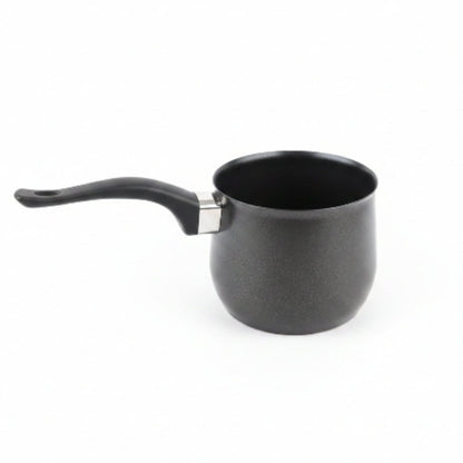 Non-Stick Speckled Black Milk Pot with Handle – Multi-Purpose Milk Pan & Saucepan