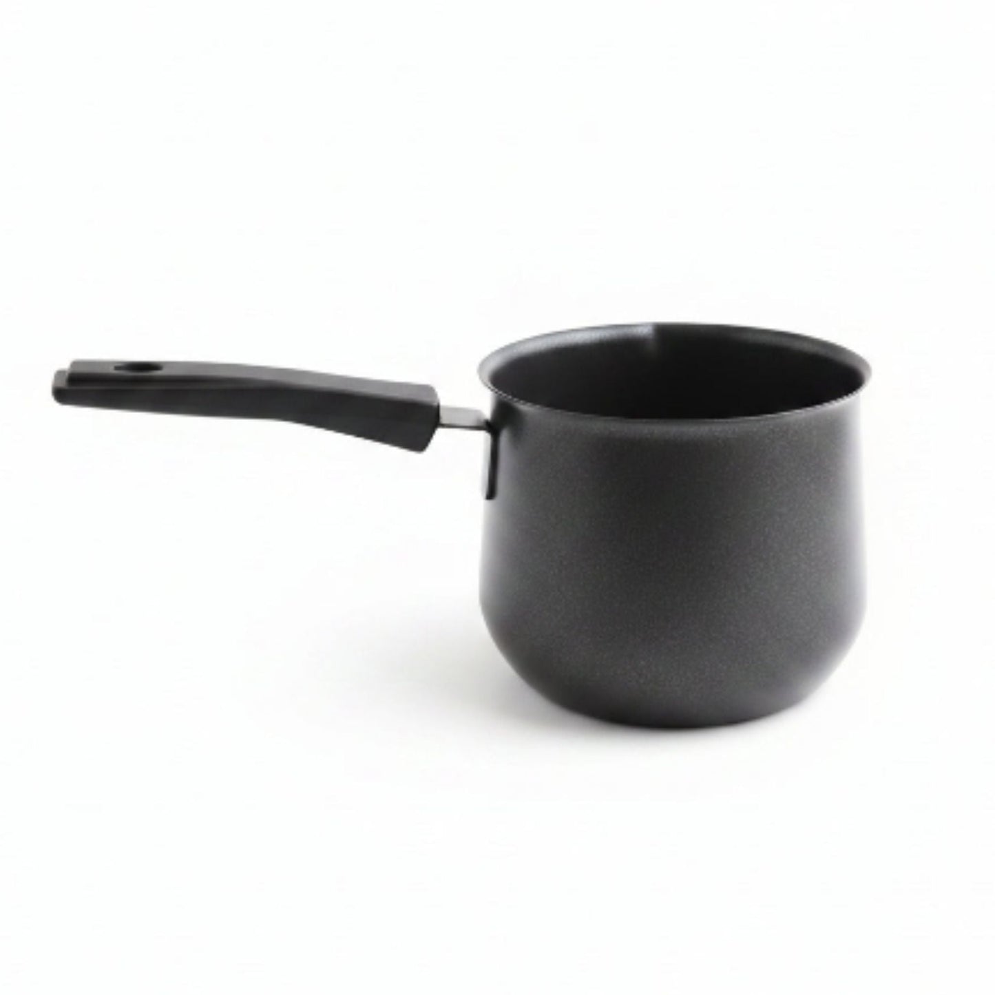 Non-Stick Speckled Black Milk Pot with Handle – Multi-Purpose Milk Pan & Saucepan