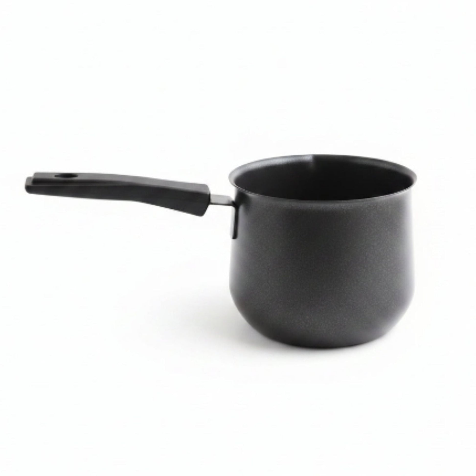 Non-Stick Speckled Black Milk Pot with Handle – Multi-Purpose Milk Pan & Saucepan