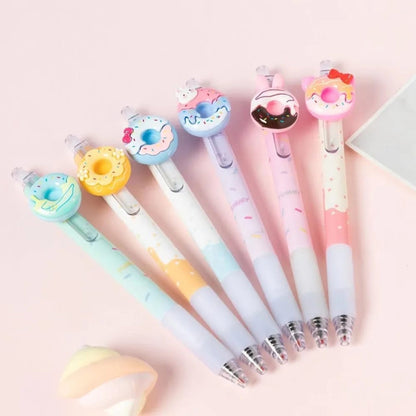 Novelty Donut Pen – Smooth Writing Stationery Pen – Cute Donut Design