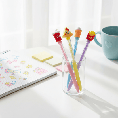 Novelty Fast Food Crystal Pens